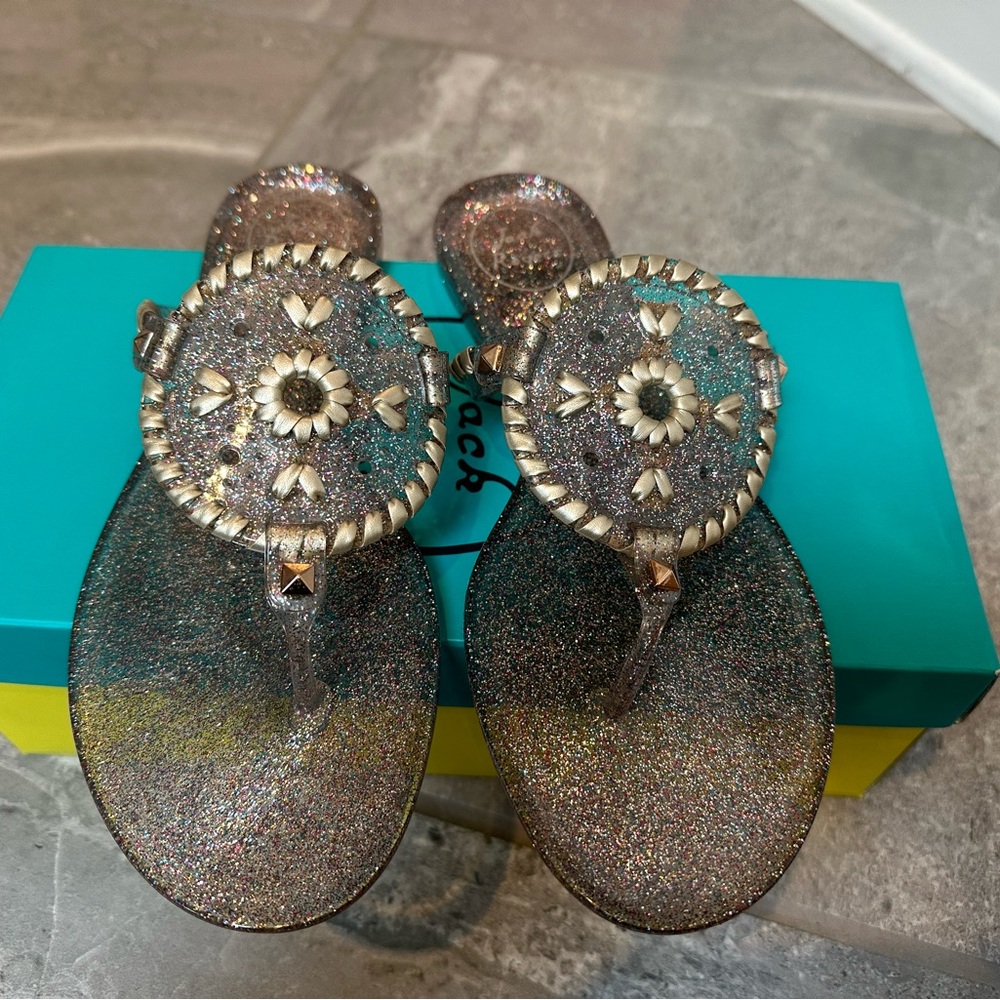 Jack Rogers Sparkle Georgica Jelly Sandal